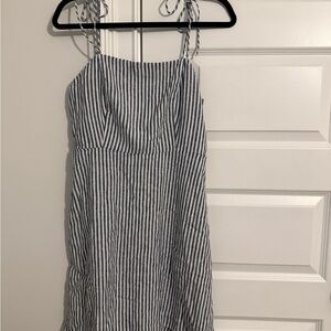 Old Navy Navy and White Striped dress